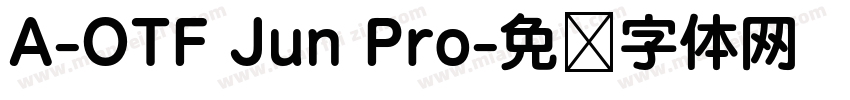 A-OTF Jun Pro字体转换